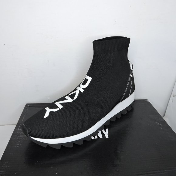 DKNY Aleen High Top Sock Sneakers brand new - Picture 1 of 6